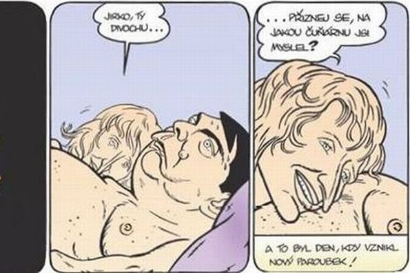 Komiks Zelený Raoul označil Paroubek za sprosťáctví.
