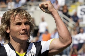 Pavel Nedvěd v dresu Juventusu.