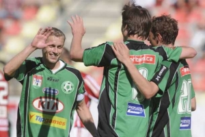 Fotbalist&eacute; v Př&iacute;brami se v 1. lize zachr&aacute;nili.
