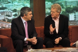 Brown v televizní talk show.