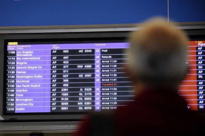 Letadlo francouzských aerolinií nedorazilo do Paříže.