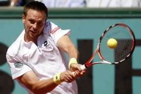 Robin Söderling v utkání proti Nikolaji Davyděnkovi.