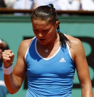 Dinara Safinová, přemožitelka Slovenky Cibulkové.