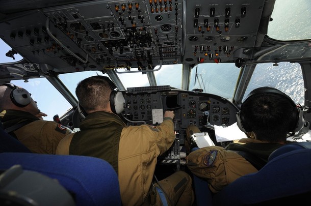 Francouzské pátrací letadlo Breguet Atlantique.
