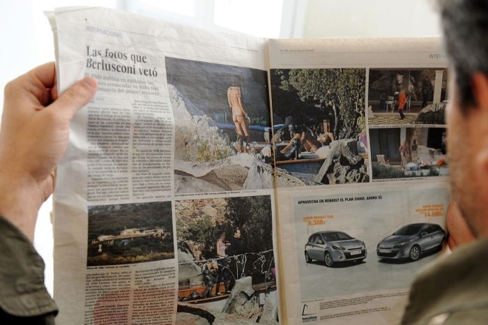 Fotky v dnešním listu El País.