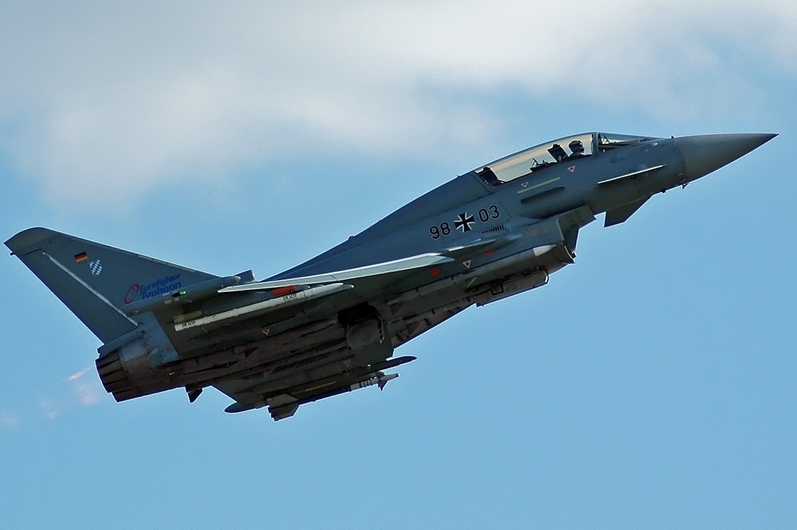 Eurofighter německé Luftwaffe.