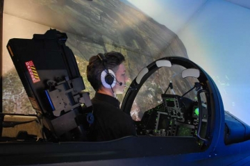 Trenažér Eurofighteru.