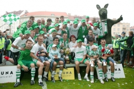 Bohemians 1905 slavili návrat mezi fotbalovou elitu. Bohemians 1905 slavili návrat mezi fotbalovou elitu.