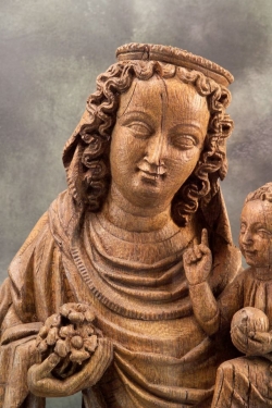 Detail Madony na lvu.