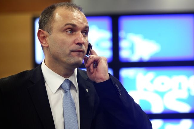 Ivan Langer na kongresu ODS. V boji o 1. místopředsedu neuspěl. 