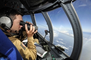 Francouzské pátrací letadlo Breguet Atlantique.