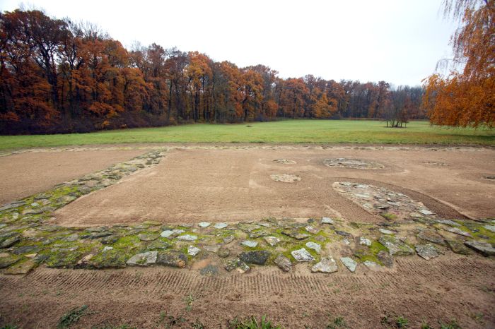 Archeopark Slovanské hradiště v Mikulčicích.