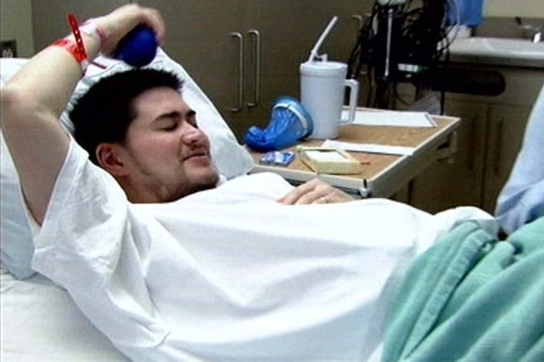 Americký transsexuál Thomas Beatie.