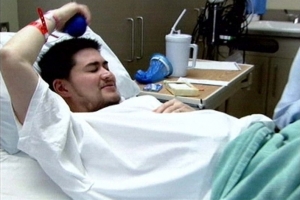 Americký transsexuál Thomas Beatie.