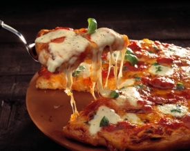 Pizza Margherita.