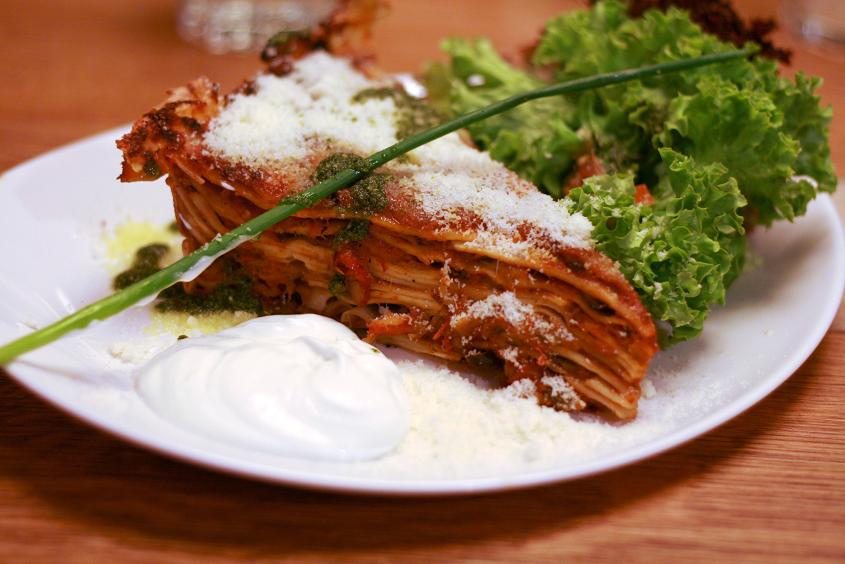 Zeleninové lasagne. Zeleninové lasagne.