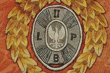 Orel na ztracené zástavě (výřez) polských legionářů.
