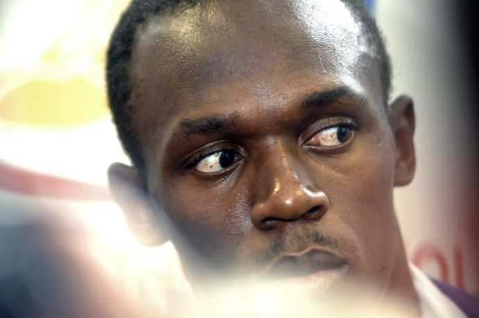 Jamajský sprinter Usain Bolt, hvězda středečního mítinku Zlatá tretra.