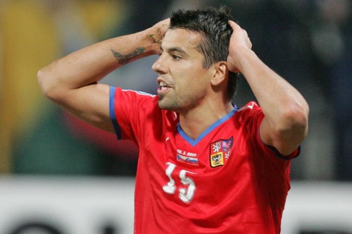 Milan Baroš (na archivním snímku v reprezentačním dresu).