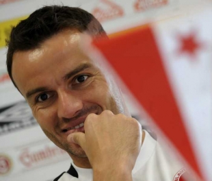 Erich brabec, bývalý kapitán fotbalistů Slavie.