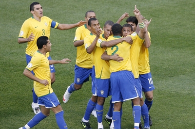 Brazílie porazila USA 3:0.