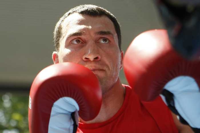 Ukrajinský boxer Vladimir Kličko.