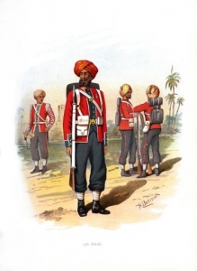 V britské armádě Sikhové turbany nosit mohli.