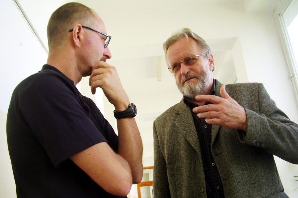 Dva chartisté po 20 letech. Tomáš Hradílek (vpravo) a Jan Král. 