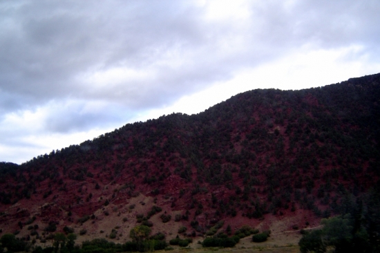Colorado, červené skály.