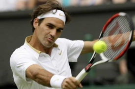 Favorizovaný Roger Federer na turnaji ve Wimbledonu. Favorizovaný Roger Federer na turnaji ve Wimbledonu.
