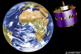 Meteorologická družice Meteosat druhé generace.