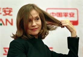 Francouzská herečka Isabelle Huppertová.