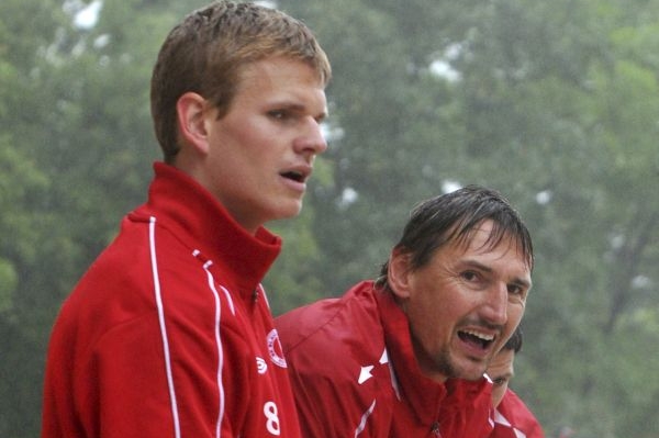 Fotbalisté Slavie nabírají kondici na novou sezonu v Krkonoších.