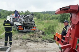 Felicii musel vyprostit jeřáb.