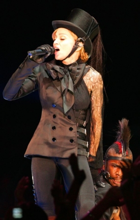 Zpěvačka Madonna.