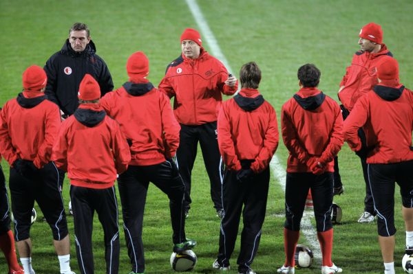 Fotbalisté Slavie Praha - ilustrační foto.