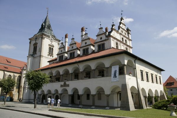 Náměstí v historickém centrum Levoči - nová památka UNESCO.