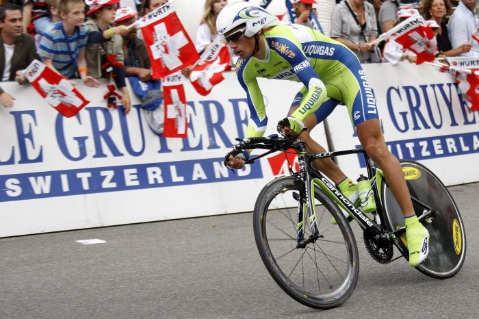 Roman Kreuziger na závodech Tour de Suisse.