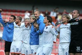 Fotbalisté Baníku Ostrava - ilustrační foto.