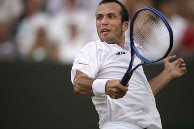 Radek Štěpánek ve Wimbledonském osmifinále