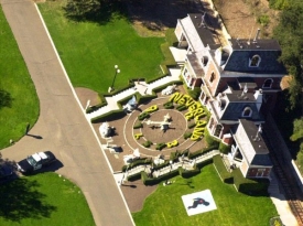 Ranč Neverland leží u jihokalifornského městečka Los Olivos.