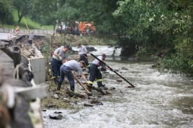 Na Jičínce byla hladina o dva metry výš než při stoleté vodě.