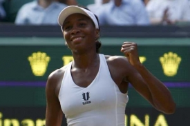 Spokojená Venus Williamsová. Spokojená Venus Williamsová.