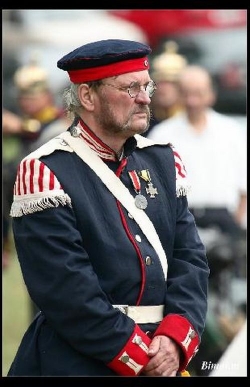 Neslyšící gardista Vladimír Švec.