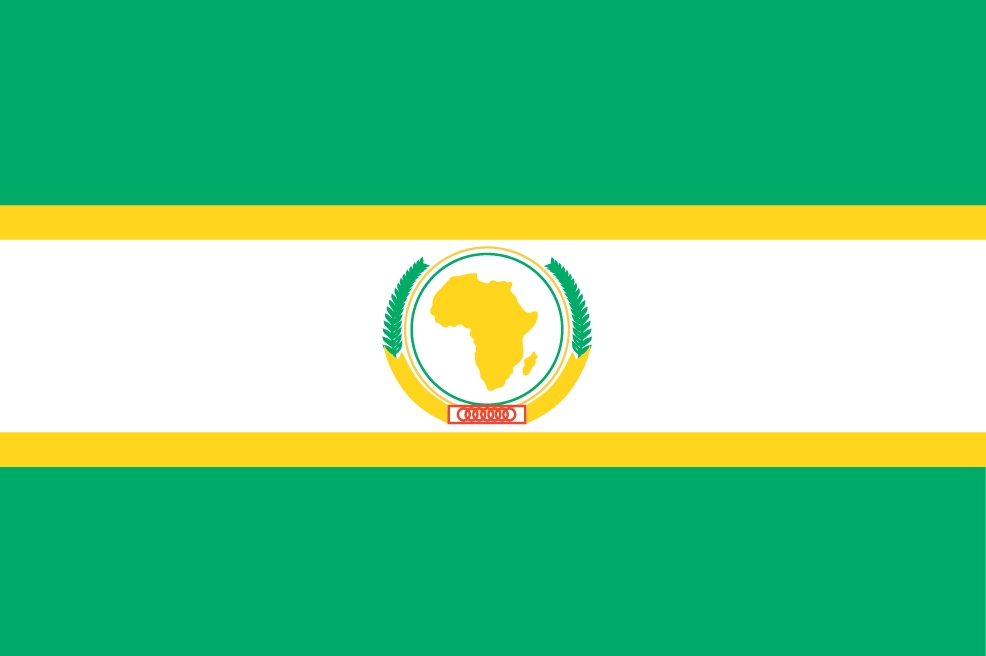 Vlajka Africké unie.