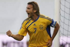 Kapitán ukrajinské reprezentace Andrij Ševčenko.