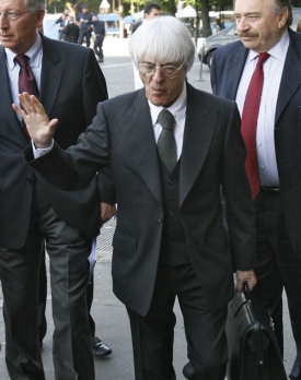 Promot&eacute;r formule 1 Bernie Ecclestone.