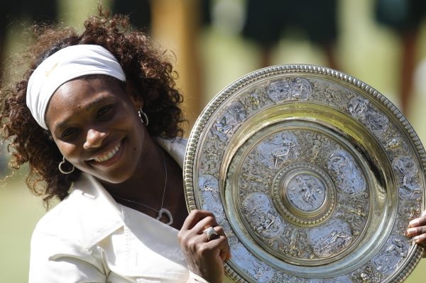 Vítězka letošního Wimbledonu Serena Williamsová.