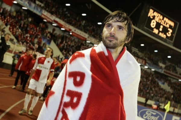 Matej Krajčík v době, kdy hrál za Slavii. Zřejmě se do ní vrátí.