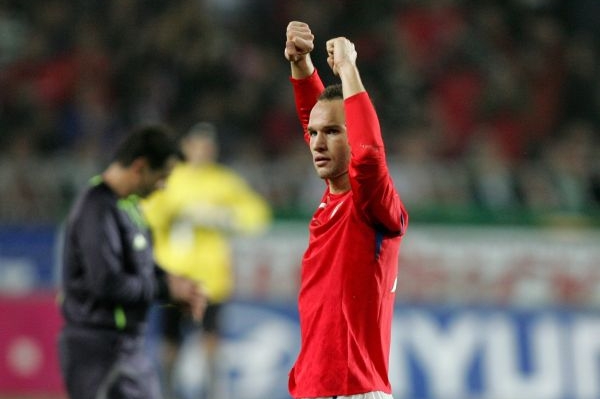 Fotbalista Jan Polák v reprezentačním dresu.